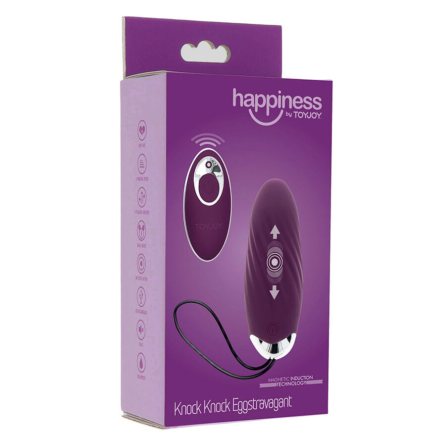 TOYJOY - FELICITÀ KNOCK KNOCK EGGSTAVAGANT VIBRATORE TELECOMANDO VIOLA – Telecomando – foto 7