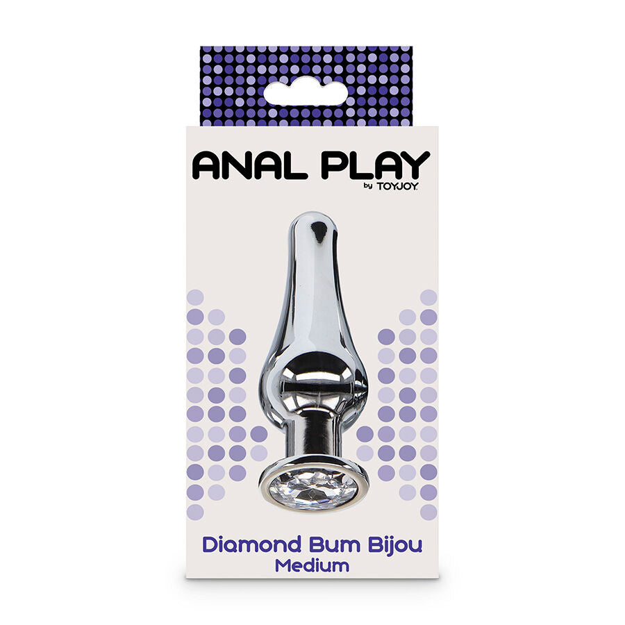 TOYJOY - ANAL PLAY DIAMOND BUM BIJOU PLUG ANALE MEDIO – Tappi anali – foto 5