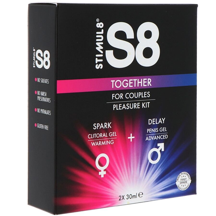 STIMUL8 - S8 TOGETHER KIT COPPIA 2 X 30 ML – Kit per massaggi