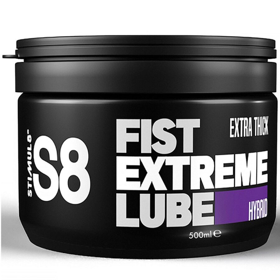 STIMUL8 - S8 EXTREME LUBRIFICANTE PER IMPUGNATURE IBRIDE EXTRA SPESSE 500 ML – Silicone + Base Acqua
