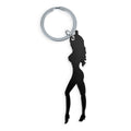 DIABLO PICANTE - PORTACHIAVI CON SILHOUETTE FEMMINILE DI COLORE NERO CON APRIBIRRA – Articoli divertenti