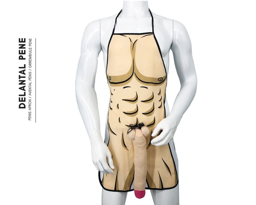 DIABLO PICANTE - GREMBIULE PENE 3D MUSCOLARE E AUDACE – Grembiuli