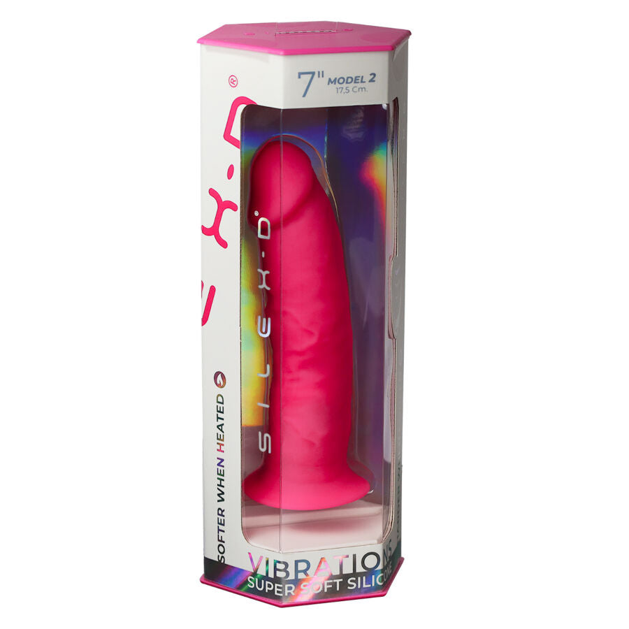 SILEXD - MODELLO PENE REALISTICO 2 ROSA + TELECOMANDO LRS 17 CM – Peni realistici – foto 7