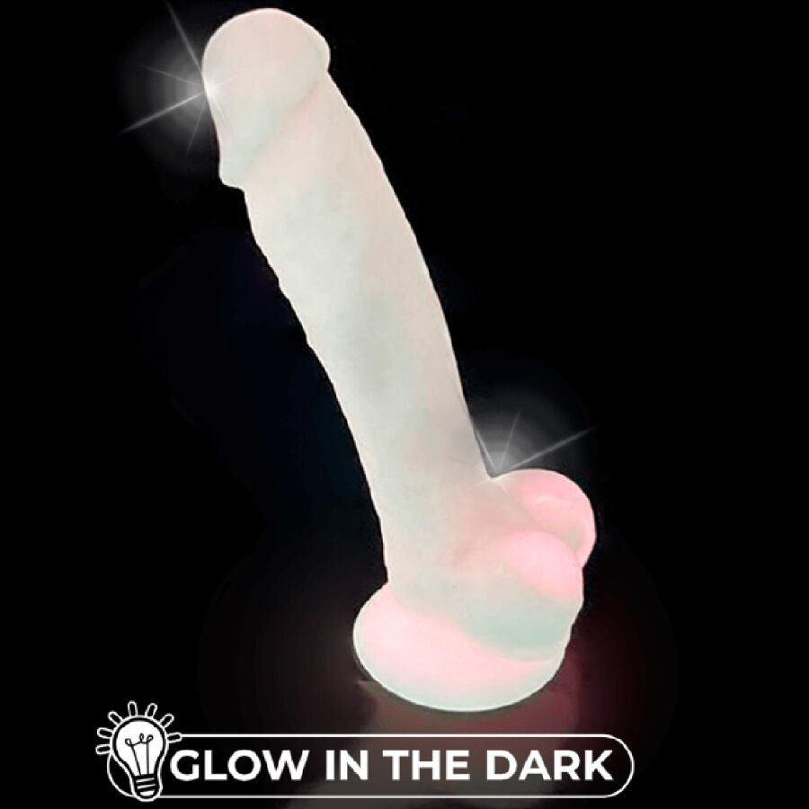 SILEXD - MODELLO 1 PENE REALISTICO SILICONE PREMIUM SILEXPAN ROSA FLUORESCENTE 17,5 CM – Peni realistici – foto 6
