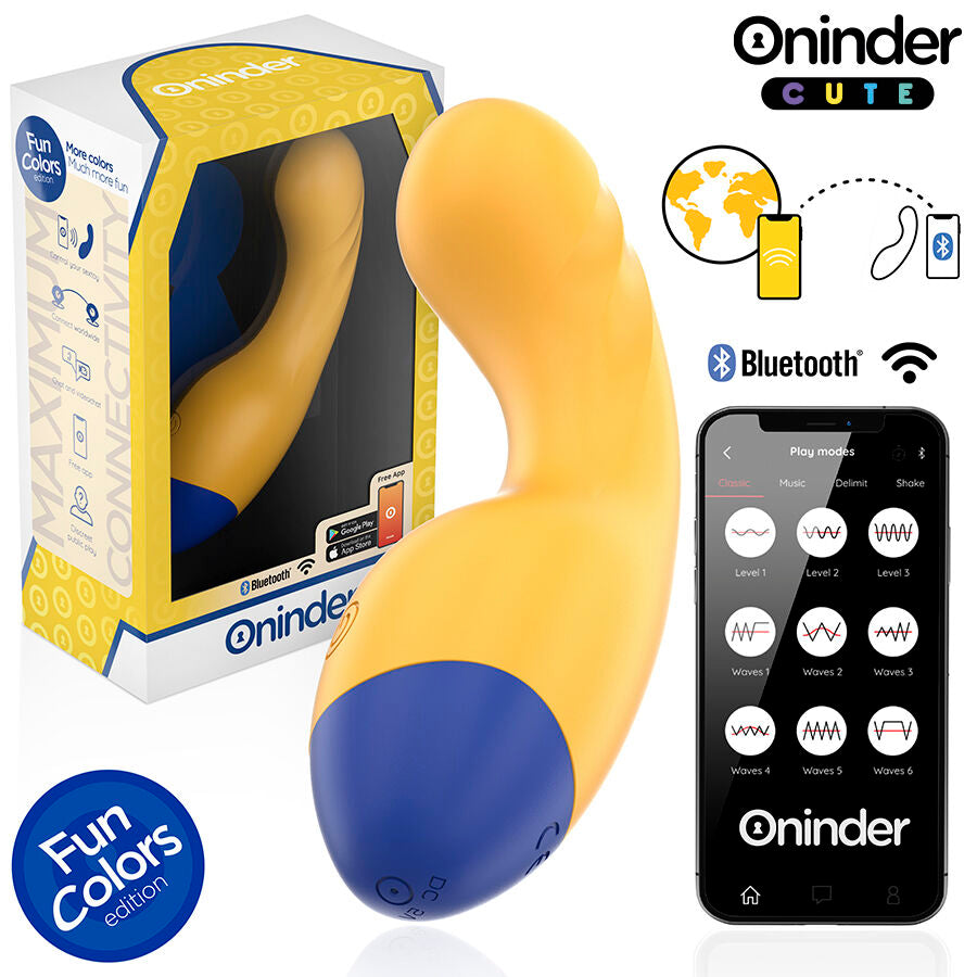 ONINDER CUTE - VIBRATORE PUNTO G LOVE BUDDY MASTER - APP GRATUITA IN TUTTO IL MONDO – Vibratori con APP