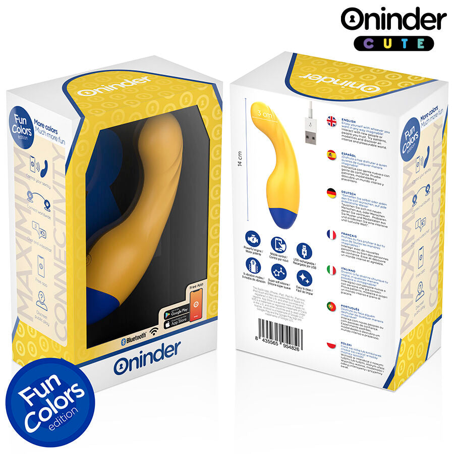 ONINDER CUTE - VIBRATORE PUNTO G LOVE BUDDY MASTER - APP GRATUITA IN TUTTO IL MONDO – Vibratori con APP – foto 7