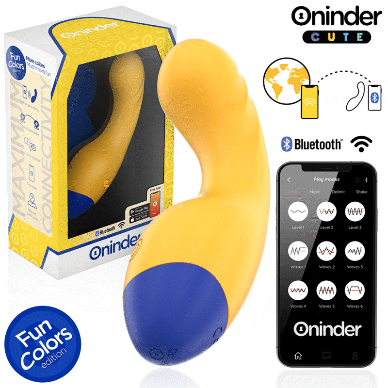 ONINDER CUTE - VIBRATORE PUNTO G LOVE BUDDY MASTER - APP GRATUITA IN TUTTO IL MONDO – Vibratori con APP – foto 2