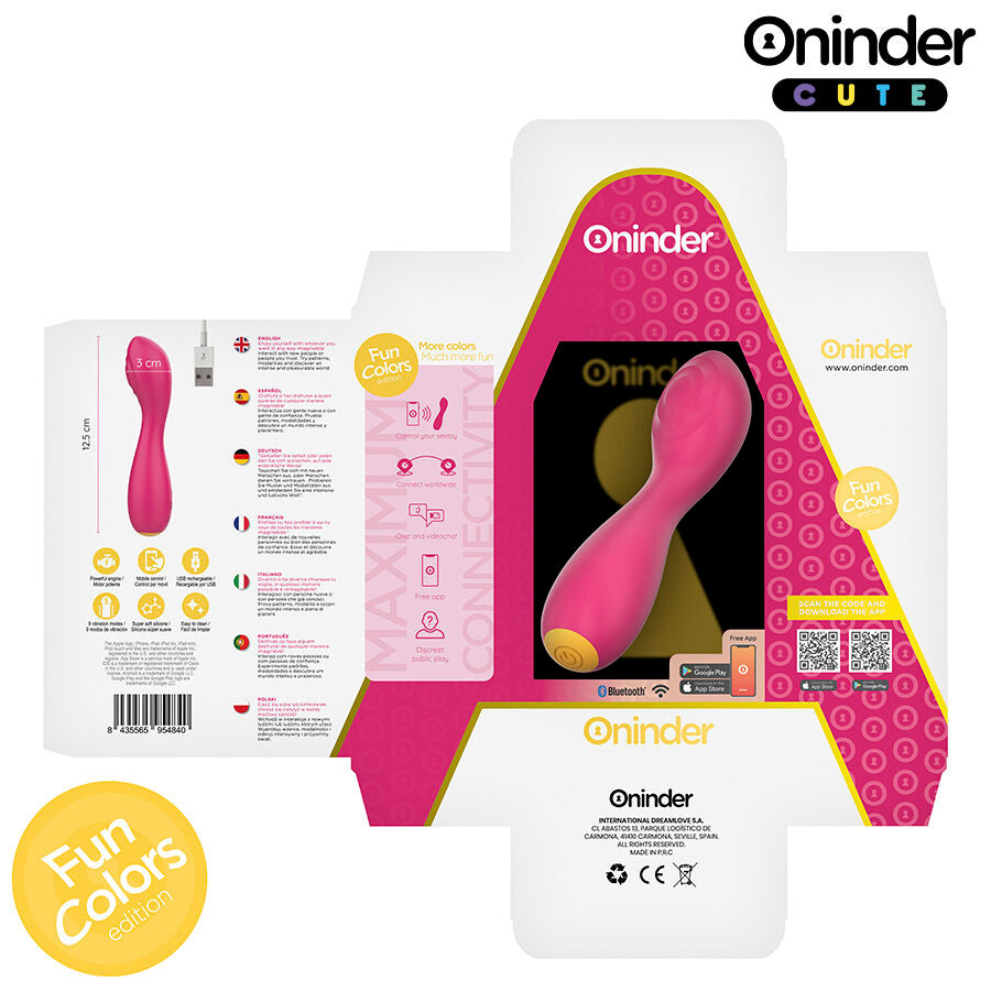 ONINDER CUTE - VIBRATORE PUNTO G LOVE BUDDY MASTER - APP GRATUITA IN TUTTO IL MONDO – Vibratori con APP – foto 6