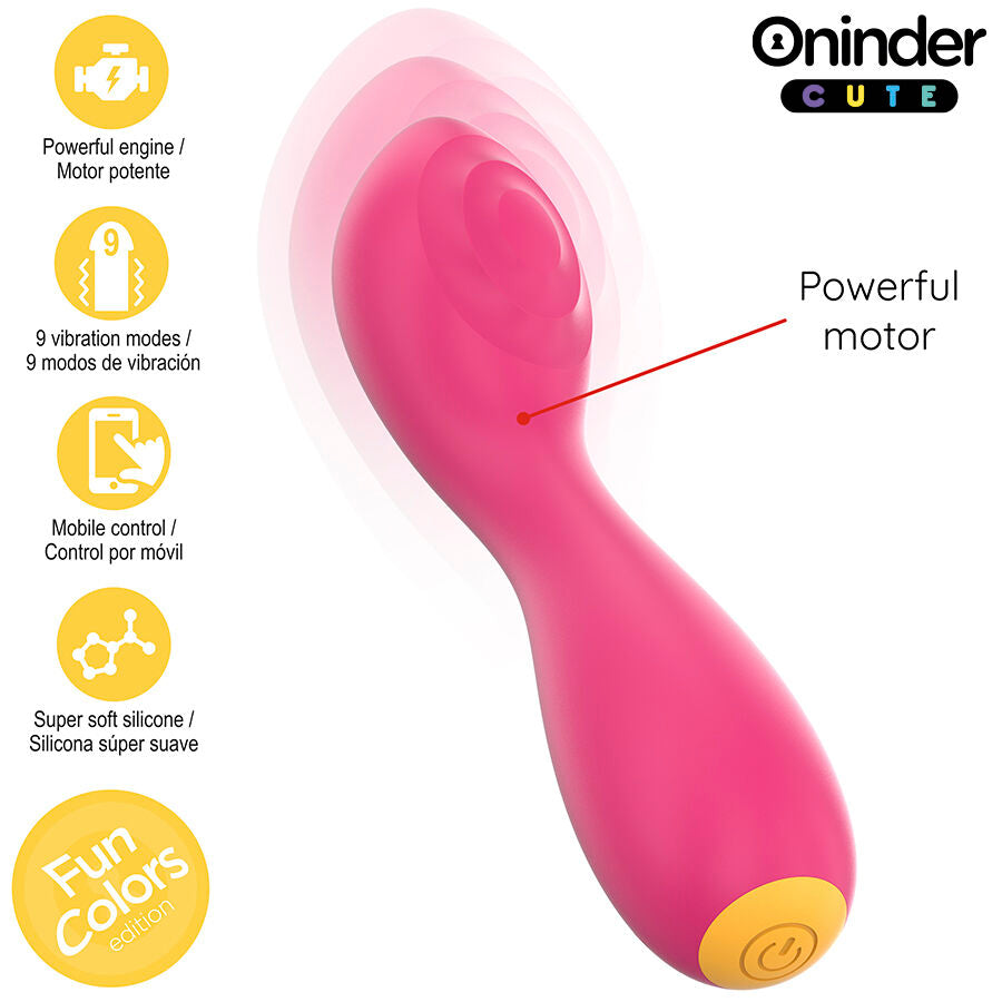 ONINDER CUTE - VIBRATORE PUNTO G LOVE BUDDY MASTER - APP GRATUITA IN TUTTO IL MONDO – Vibratori con APP – foto 4
