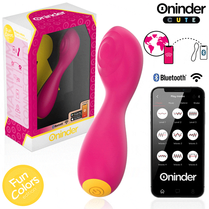 ONINDER CUTE - VIBRATORE PUNTO G LOVE BUDDY MASTER - APP GRATUITA IN TUTTO IL MONDO – Vibratori con APP