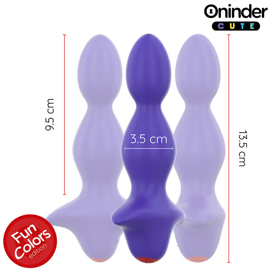 ONINDER CUTE - DILATATORE ANALE VIBRANTE LOVE BUTT - APP GRATUITA IN TUTTO IL MONDO – Tappi anali – foto 3