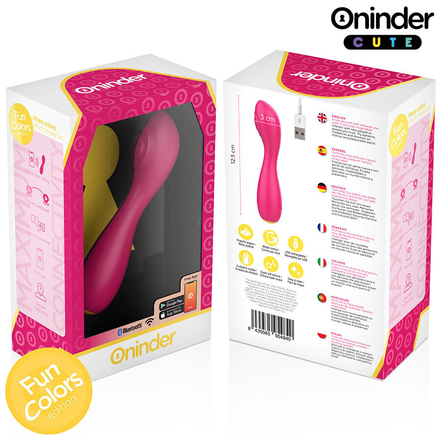 ONINDER CUTE - VIBRATORE PUNTO G LOVE BUDDY MASTER - APP GRATUITA IN TUTTO IL MONDO – Vibratori con APP – foto 7