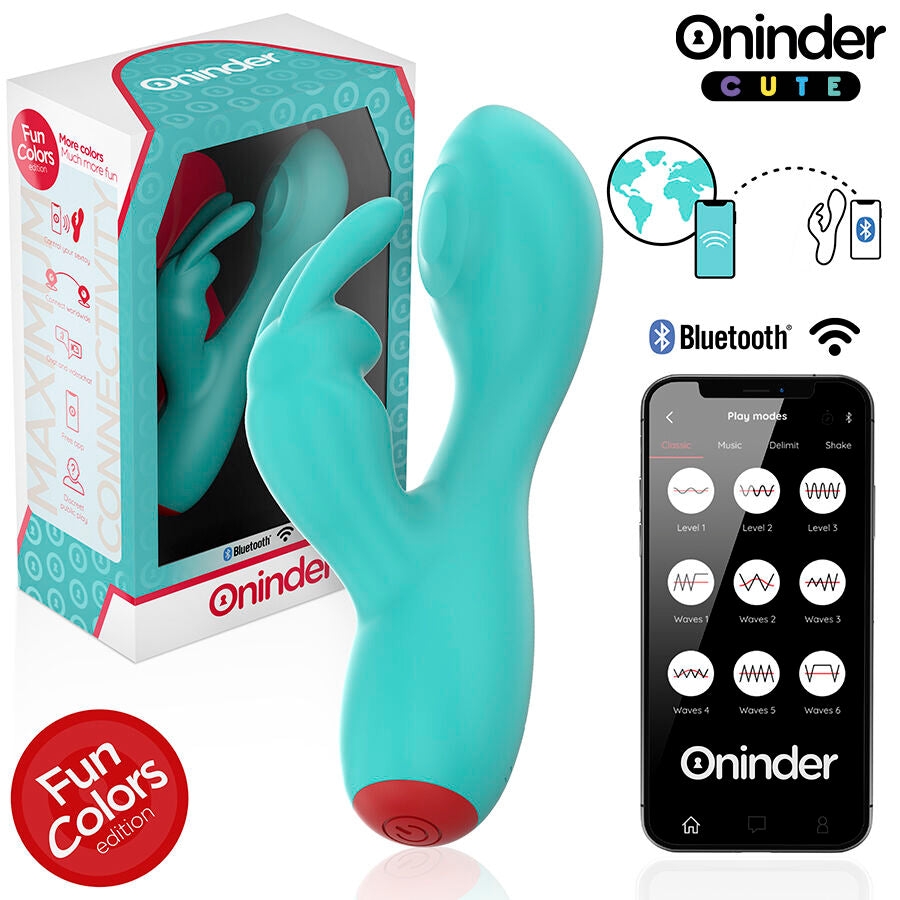 ONINDER CUTE - VIBRATORE CLITORIDEO PUNTO G LOVE BUNNY - APP GRATUITA IN TUTTO IL MONDO – Vibratori con APP