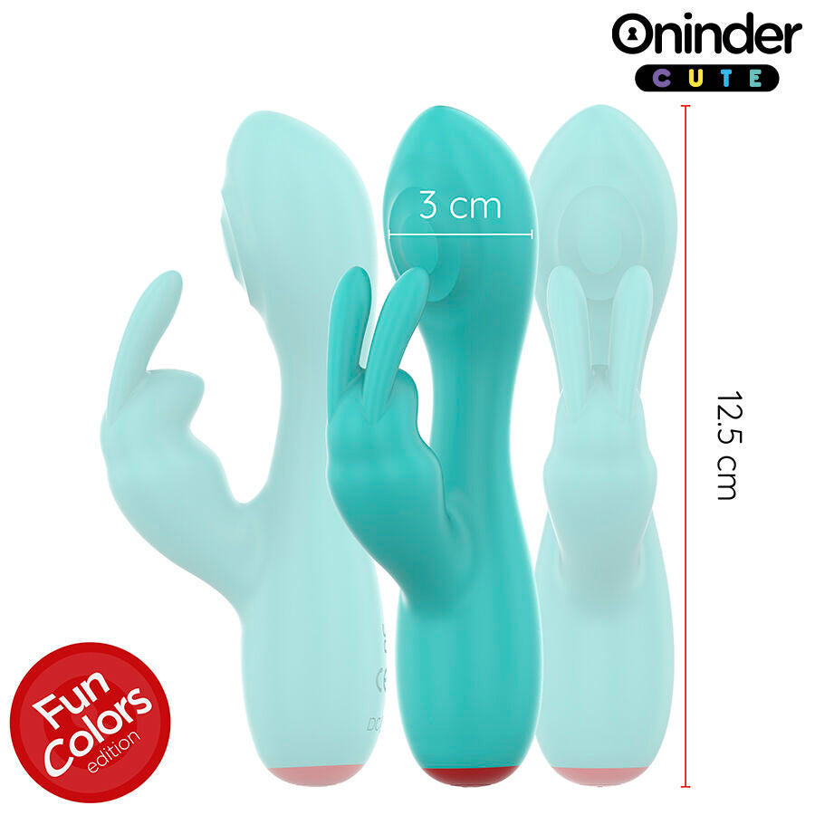 ONINDER CUTE - VIBRATORE CLITORIDEO PUNTO G LOVE BUNNY - APP GRATUITA IN TUTTO IL MONDO – Vibratori con APP – foto 3