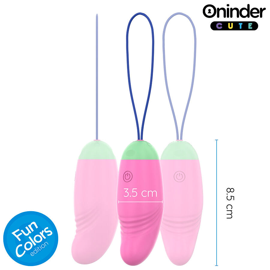 ONINDER CUTE - UOVO IN SILICONE VIBRANTE-ROTANTE A 360° PER AMARE IL PIACERE - APP GLOBALE GRATUITA – Uova vibranti – foto 4