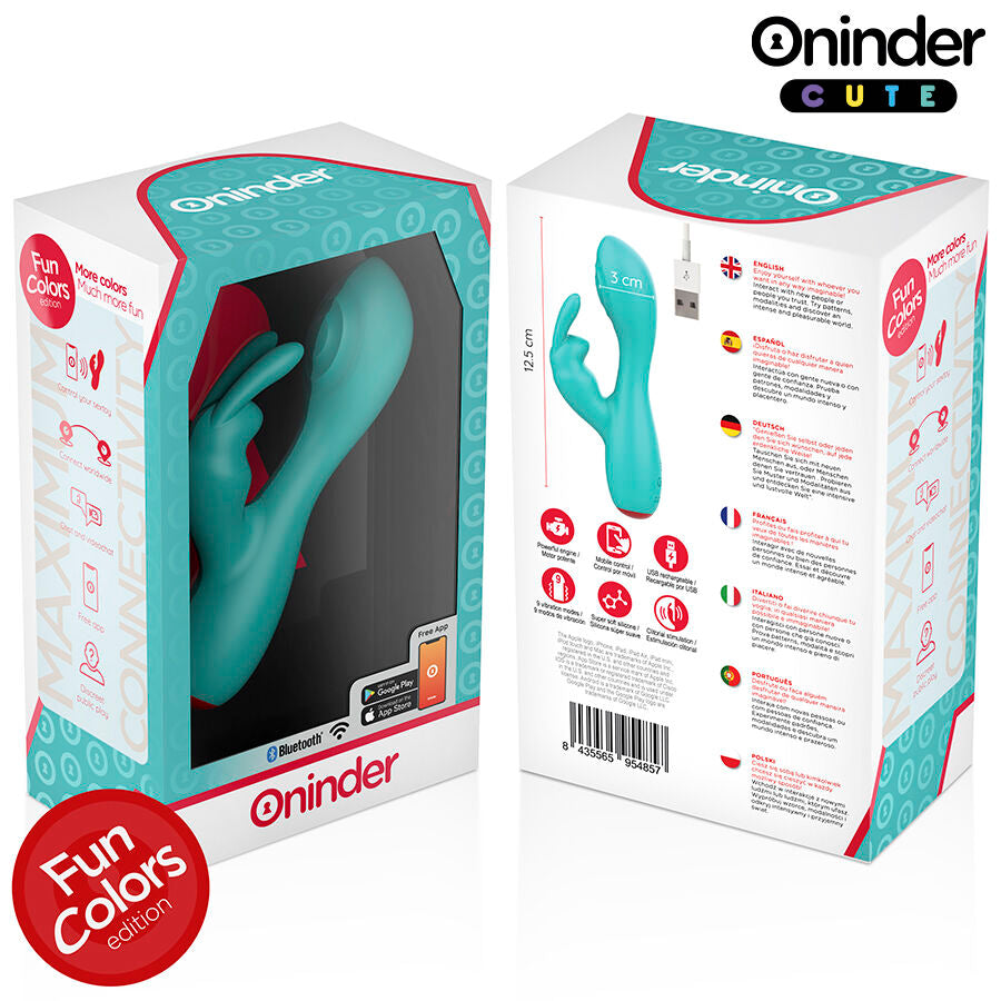 ONINDER CUTE - VIBRATORE CLITORIDEO PUNTO G LOVE BUNNY - APP GRATUITA IN TUTTO IL MONDO – Vibratori con APP – foto 8