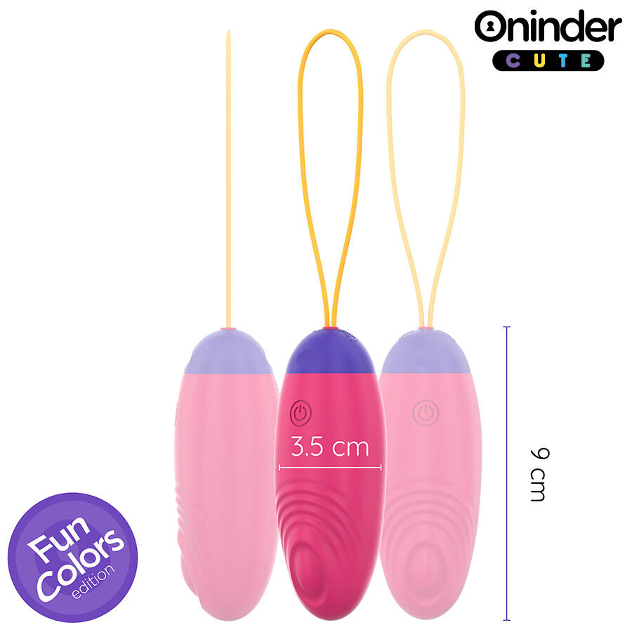 ONINDER CUTE - UOVO IN SILICONE CON VIBRO-ONDA E PIACERE - APP GLOBALE GRATUITA – Uova vibranti – foto 4