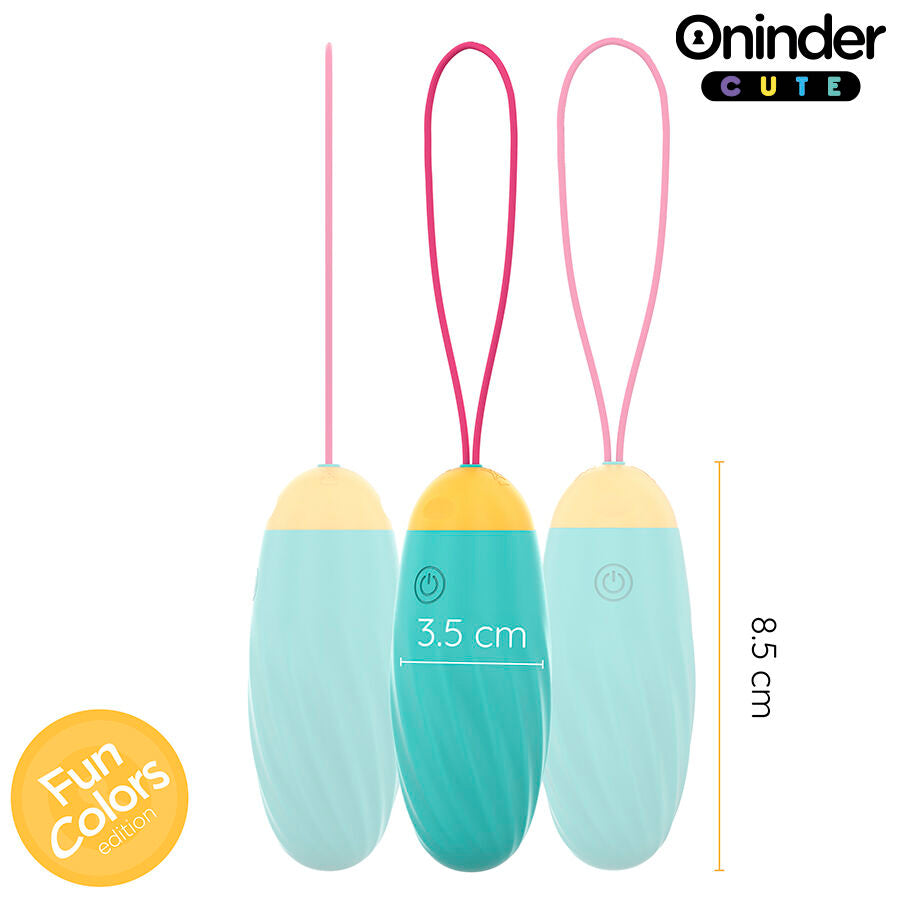 ONINDER CUTE - UOVO VIBRANTE LOVE PLEASURE - GEMME ROTANTI IN SILICONE - APP GLOBALE GRATUITA – Uova vibranti – foto 4