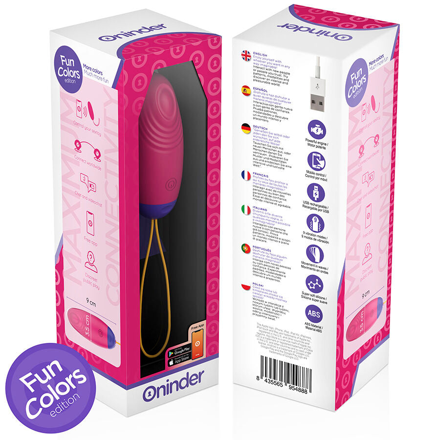 ONINDER CUTE - UOVO IN SILICONE CON VIBRO-ONDA E PIACERE - APP GLOBALE GRATUITA – Uova vibranti – foto 9