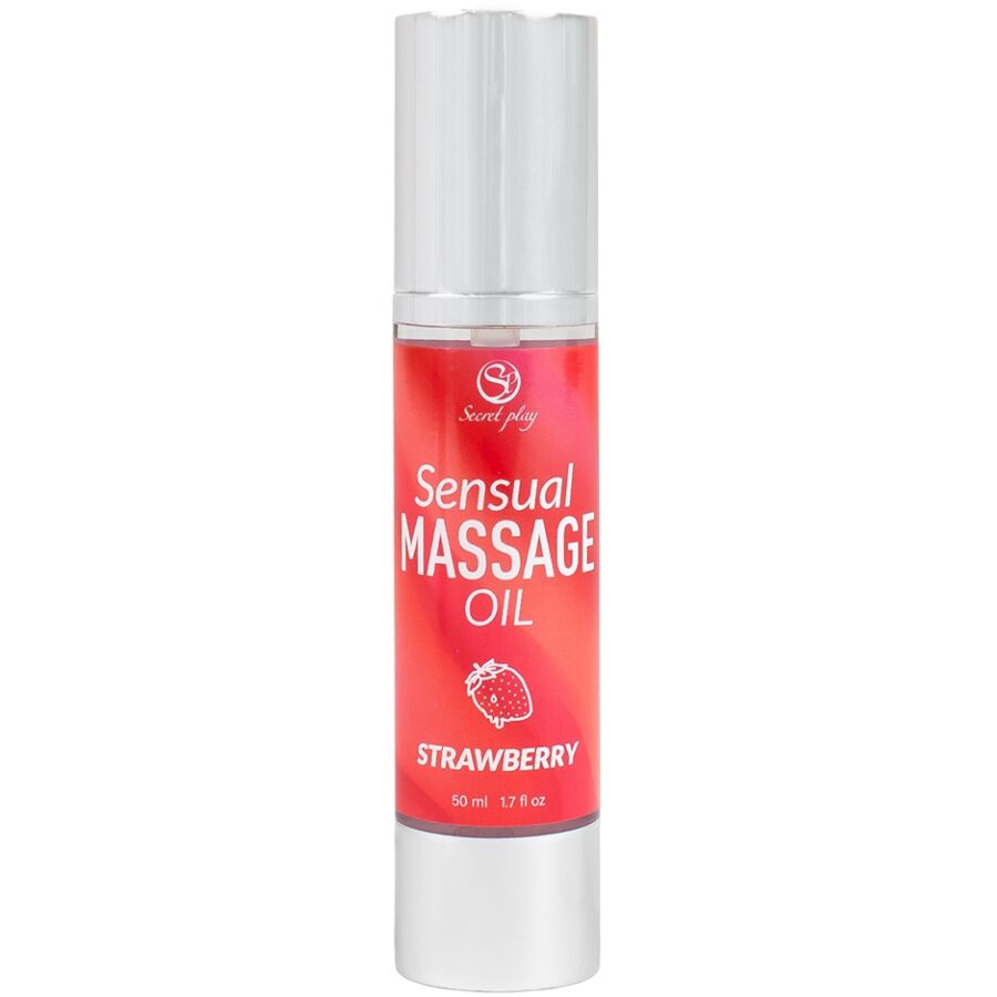 SECRETPLAY - OLIO PER MASSAGGI ALLA FRAGOLA – Oli Aromatizzati