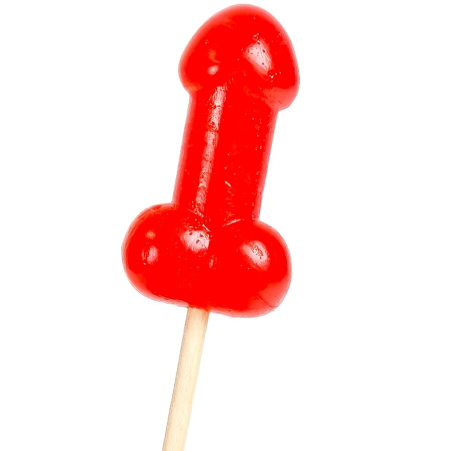 SECRETPLAY - LECCA-LECCA A FORMA DI PENE DI CARAMELLA ALLA CILIEGIA CON EFFETTO CALORE PICCANTE – Dolcetti divertenti