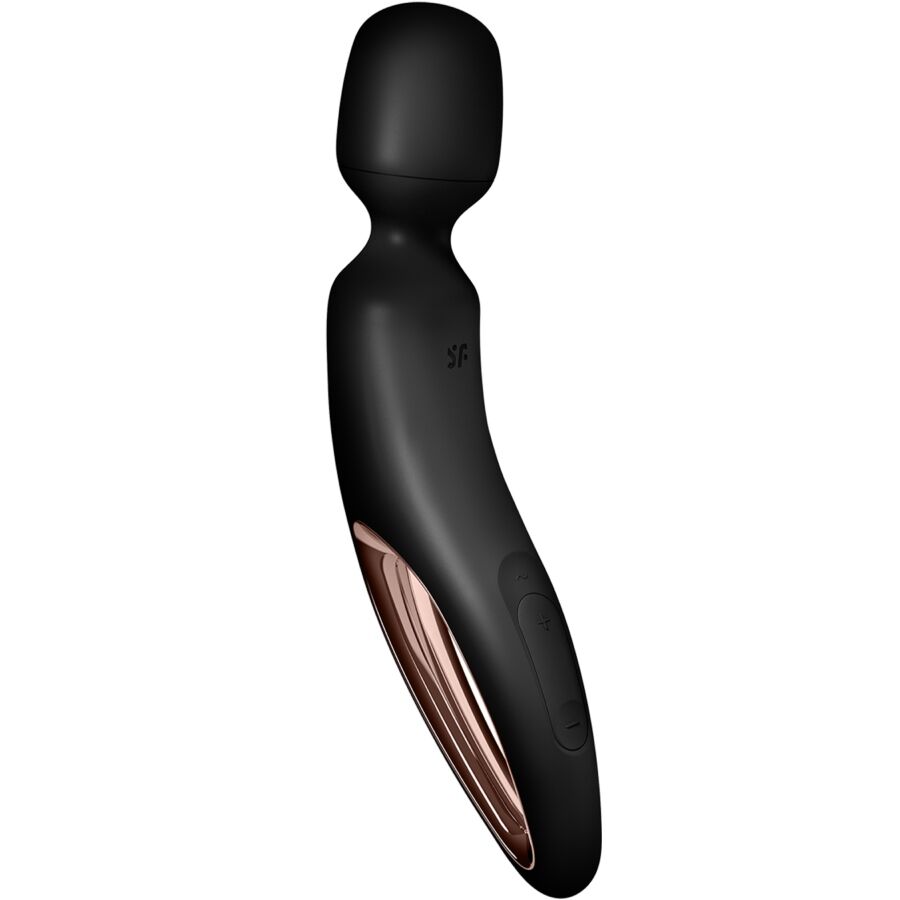 SATISFYER - WAND ERLAND MASSAGGIATORE VIBRANTE NERO – Vibratore WAND – foto 3