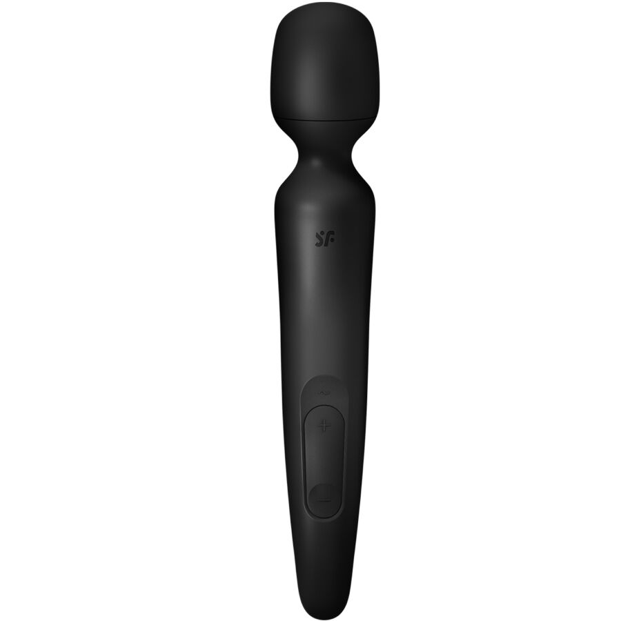 SATISFYER - WAND ERLAND MASSAGGIATORE VIBRANTE NERO – Vibratore WAND