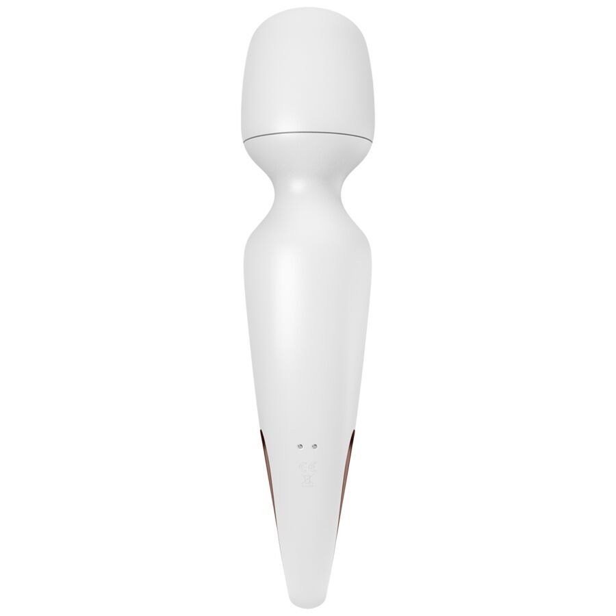 SATISFYER - BACCHETTA ERLAND MASSAGGIATORE VIBRANTE BIANCO – Vibratore WAND – foto 2