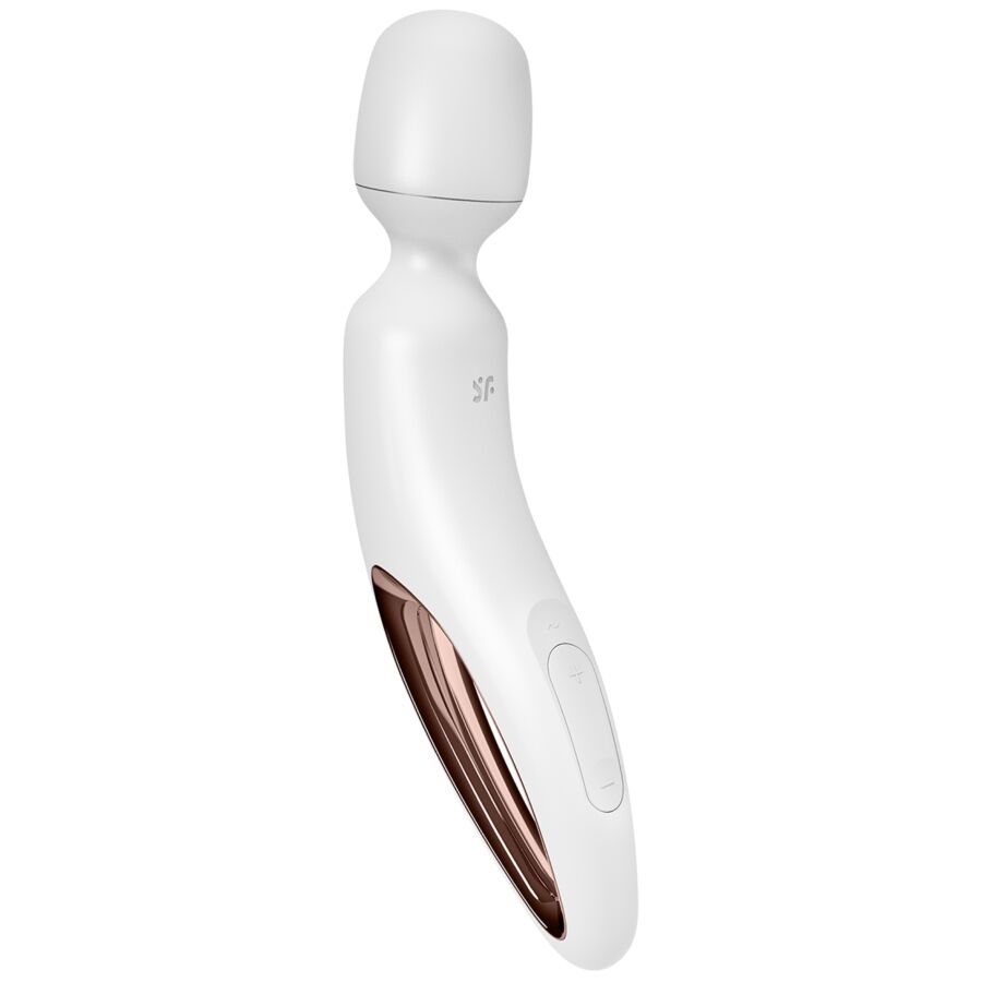 SATISFYER - BACCHETTA ERLAND MASSAGGIATORE VIBRANTE BIANCO – Vibratore WAND – foto 4
