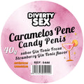 DIABLO PICANTE - 20 CARAMELLE A FORMA DI PENE AL GUSTO DI GIN & TONIC – Articoli divertenti