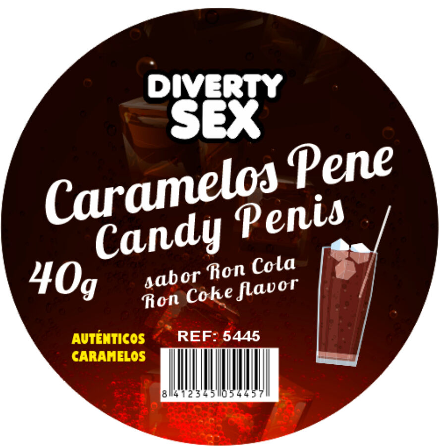 DIABLO PICANTE - 20 CARAMELLE PER PENE AL GUSTO RON COLA – Articoli divertenti