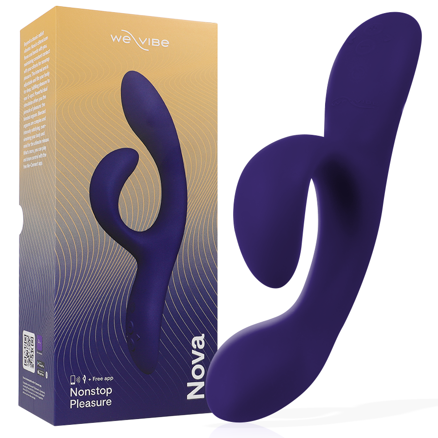 WE-VIBE - VIBRATORE NOVA 3 RABBIT BLU NOTTE – Vibratori con APP