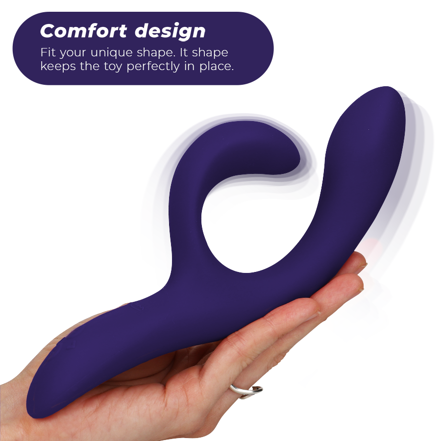 WE-VIBE - VIBRATORE NOVA 3 RABBIT BLU NOTTE – Vibratori con APP – foto 4