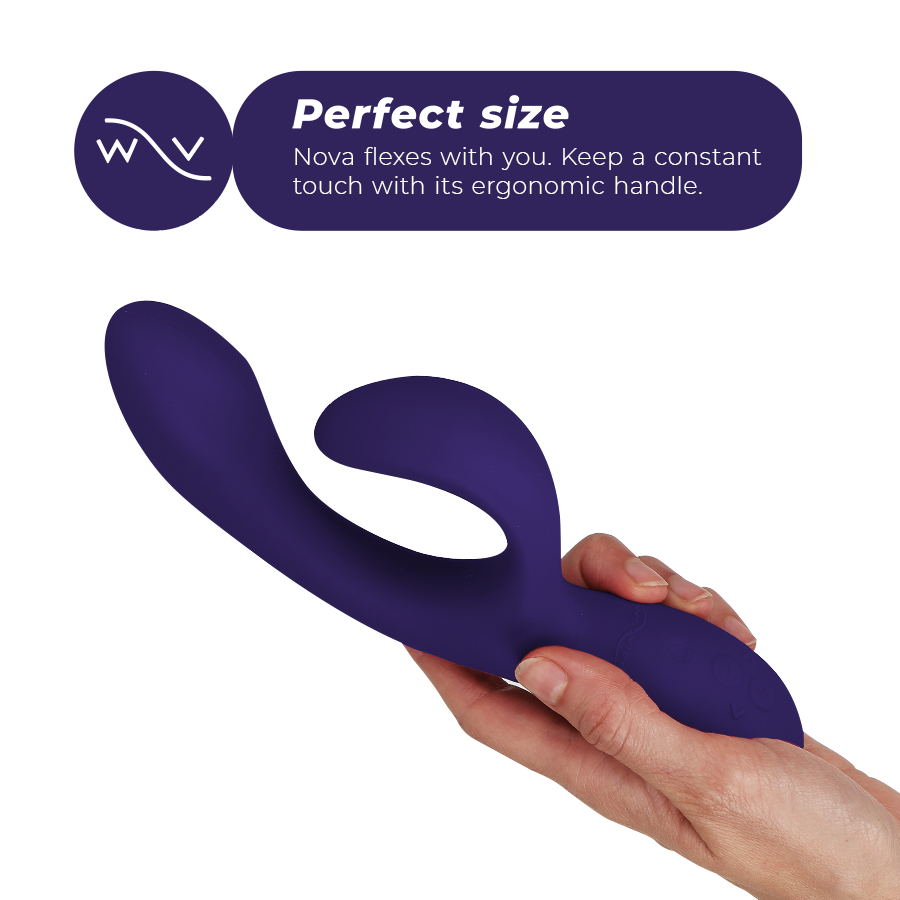 WE-VIBE - VIBRATORE NOVA 3 RABBIT BLU NOTTE – Vibratori con APP – foto 5