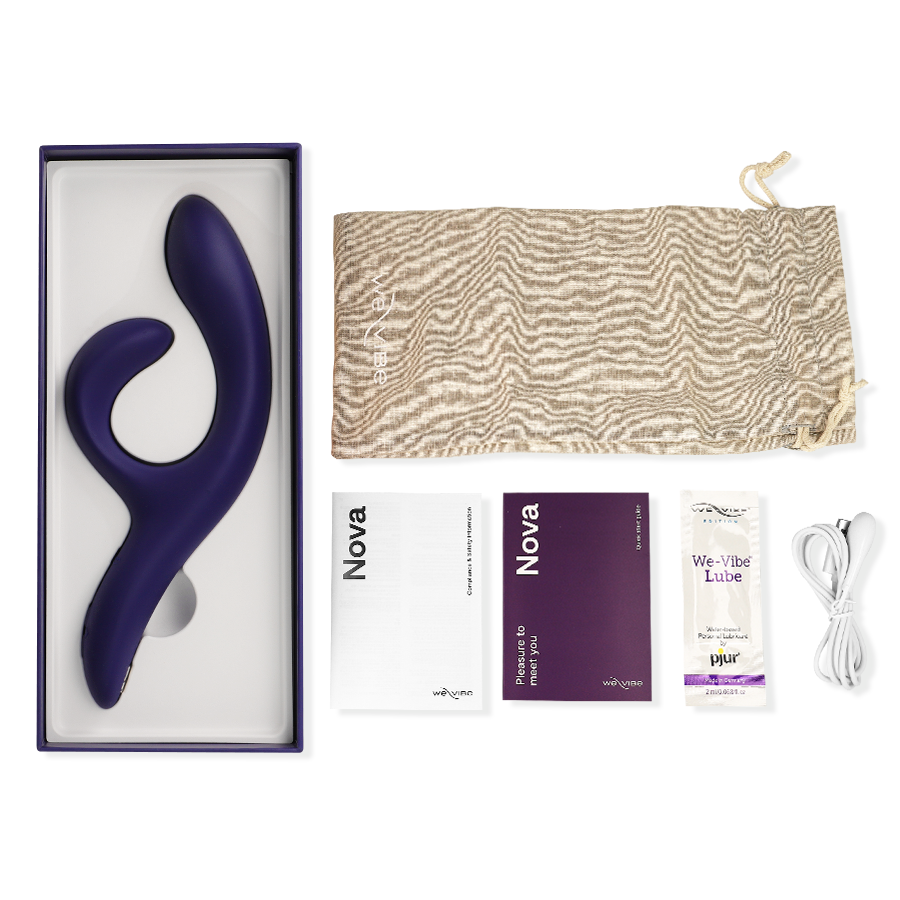 WE-VIBE - VIBRATORE NOVA 3 RABBIT BLU NOTTE – Vibratori con APP – foto 6
