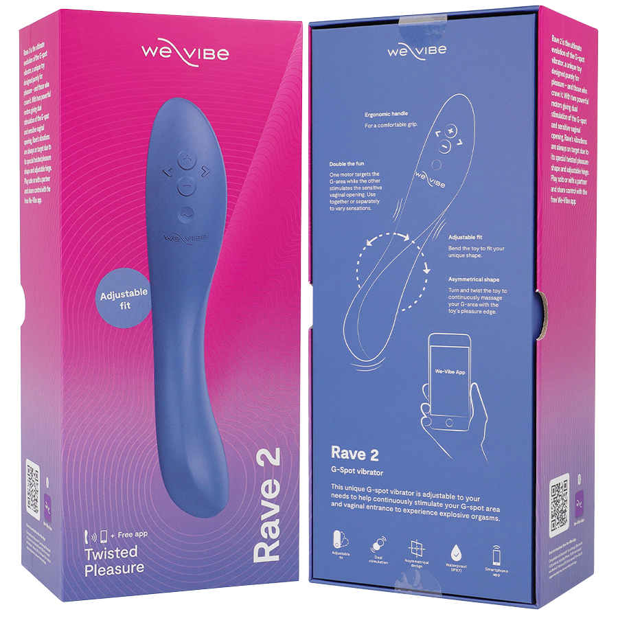 WE-VIBE - RAVE 2 VIBRATORE G-SPOT BLU – Vibratori con APP – foto 7