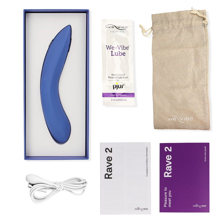 WE-VIBE - RAVE 2 VIBRATORE G-SPOT BLU – Vibratori con APP – foto 6