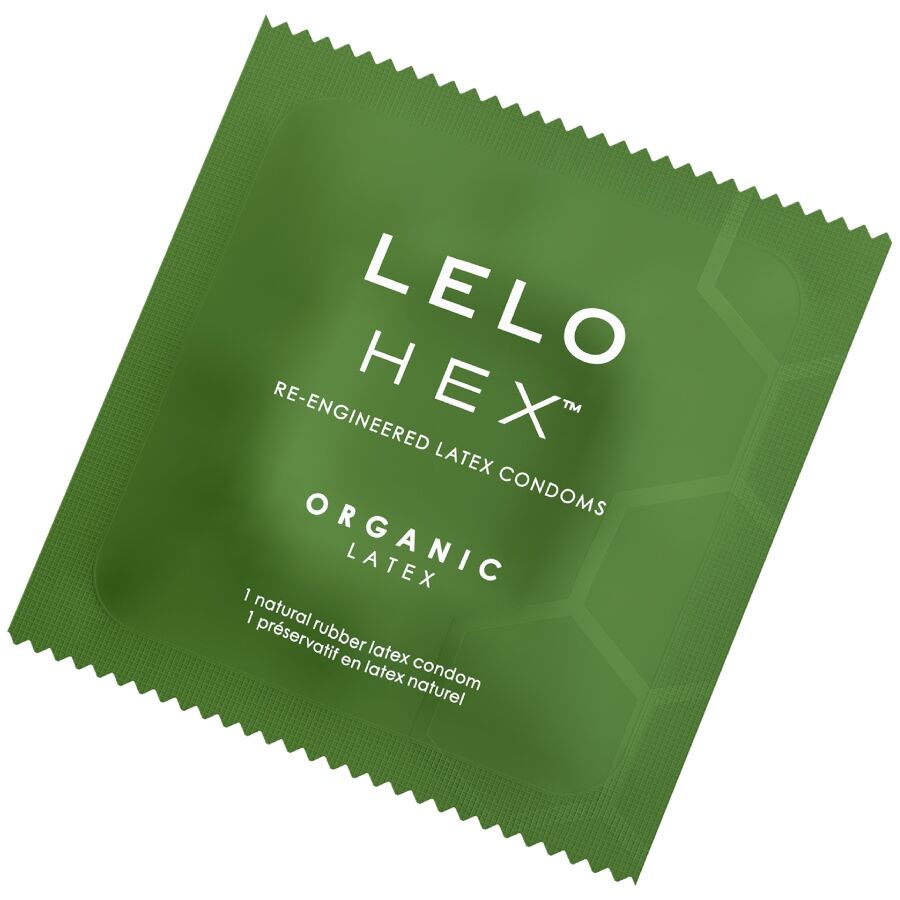 LELO - PRESERVATIVI ORGANICI HEX CONFEZIONE DA 3 UNITÀ – Kartons mit 3 Stück – foto 3