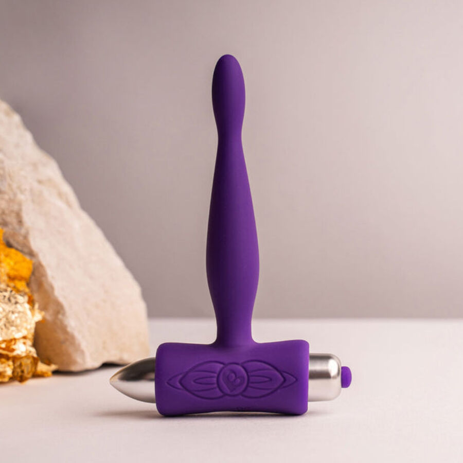 ROCKS-OFF - PETITE SENSATIONS TEAZER PLUG ANALE VIBRATORE VIOLA – Tappi anali – foto 2