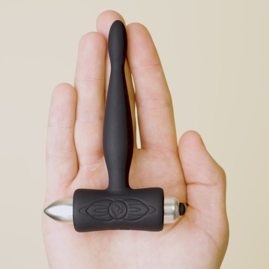 ROCKS-OFF - PETITE SENSATIONS TEAZER PLUG ANALE VIBRATORE NERO – Speciale prostatico – foto 4