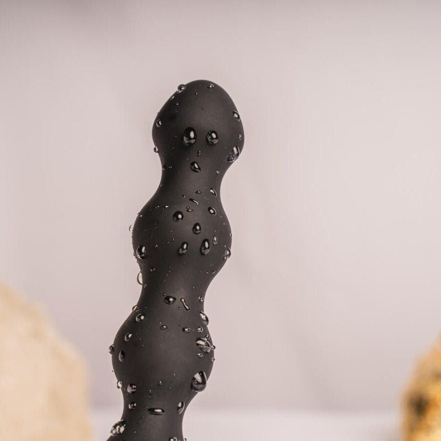 ROCKS-OFF - PETITE SENSATIONS PEARLS PLUG ANALE VIBRATORE NERO – Tappi anali – foto 3