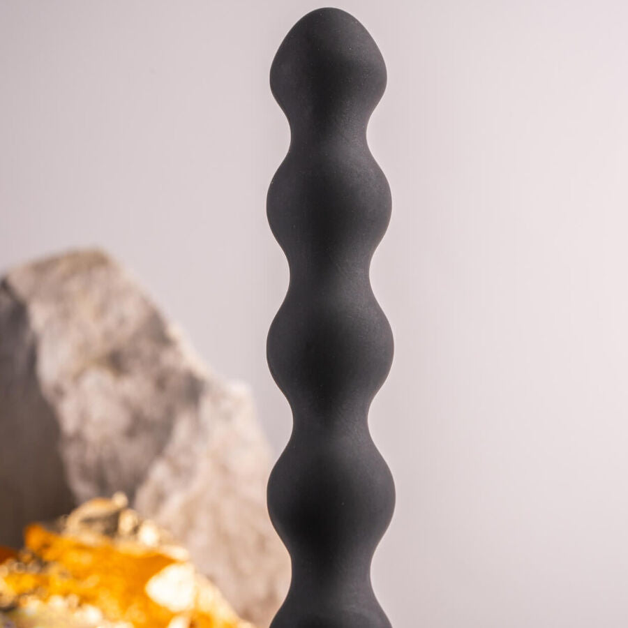 ROCKS-OFF - PETITE SENSATIONS PEARLS PLUG ANALE VIBRATORE NERO – Tappi anali – foto 4
