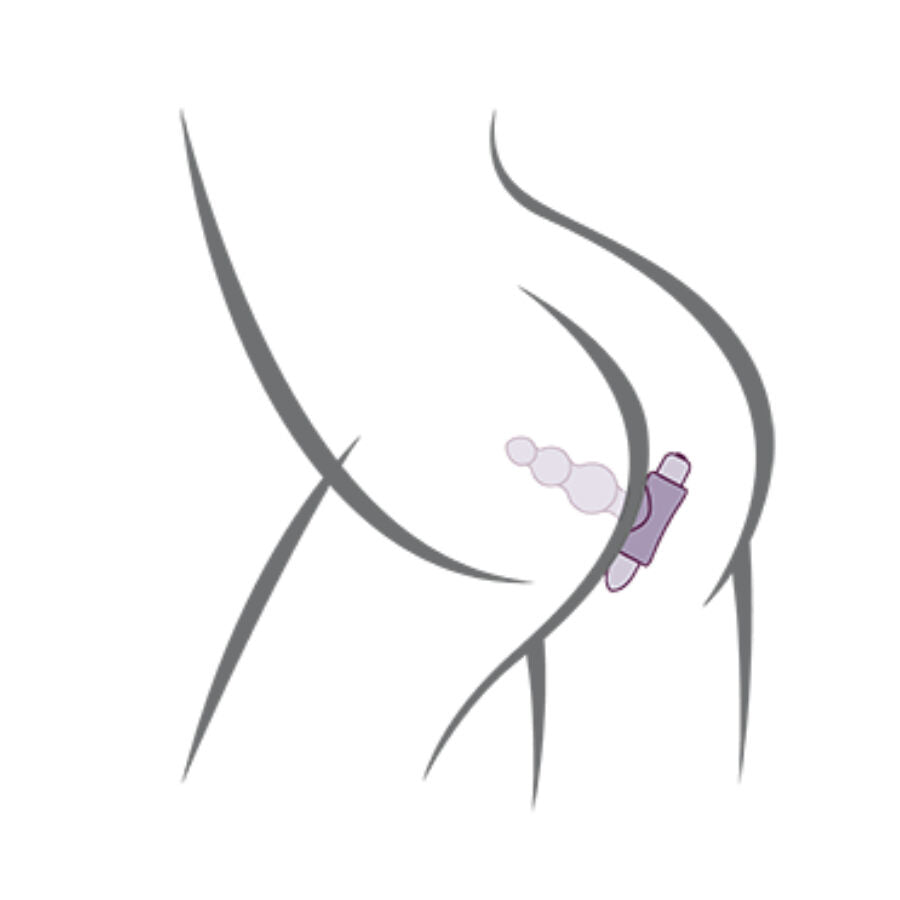 ROCKS-OFF - PETITE SENSATIONS BUBBLES PLUG ANALE VIBRATORE NERO – Tappi anali – foto 9