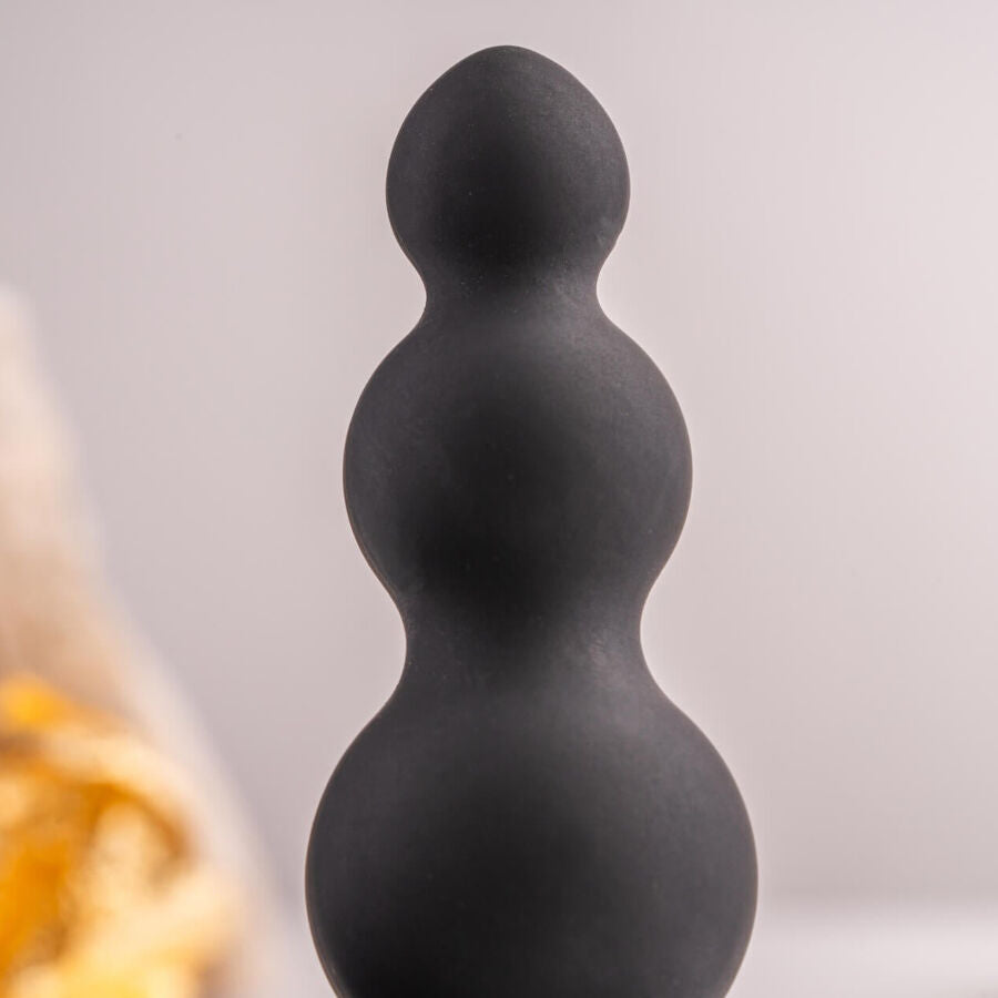 ROCKS-OFF - PETITE SENSATIONS BUBBLES PLUG ANALE VIBRATORE NERO – Tappi anali – foto 3