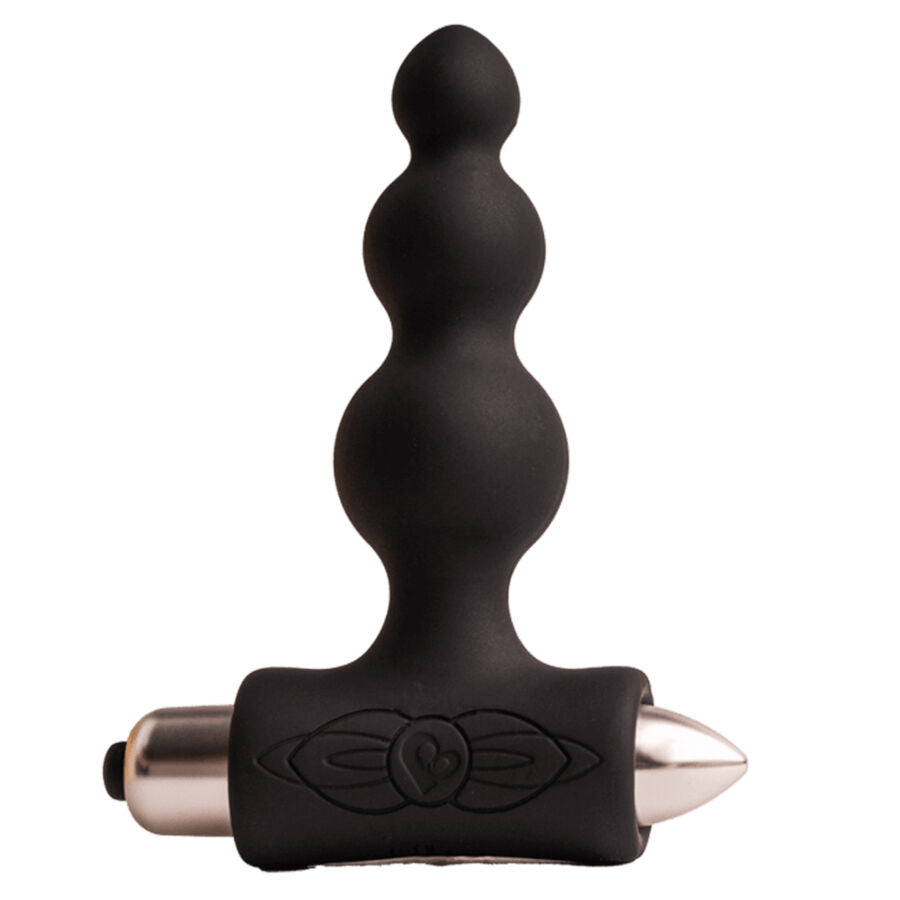 ROCKS-OFF - PETITE SENSATIONS BUBBLES PLUG ANALE VIBRATORE NERO – Tappi anali