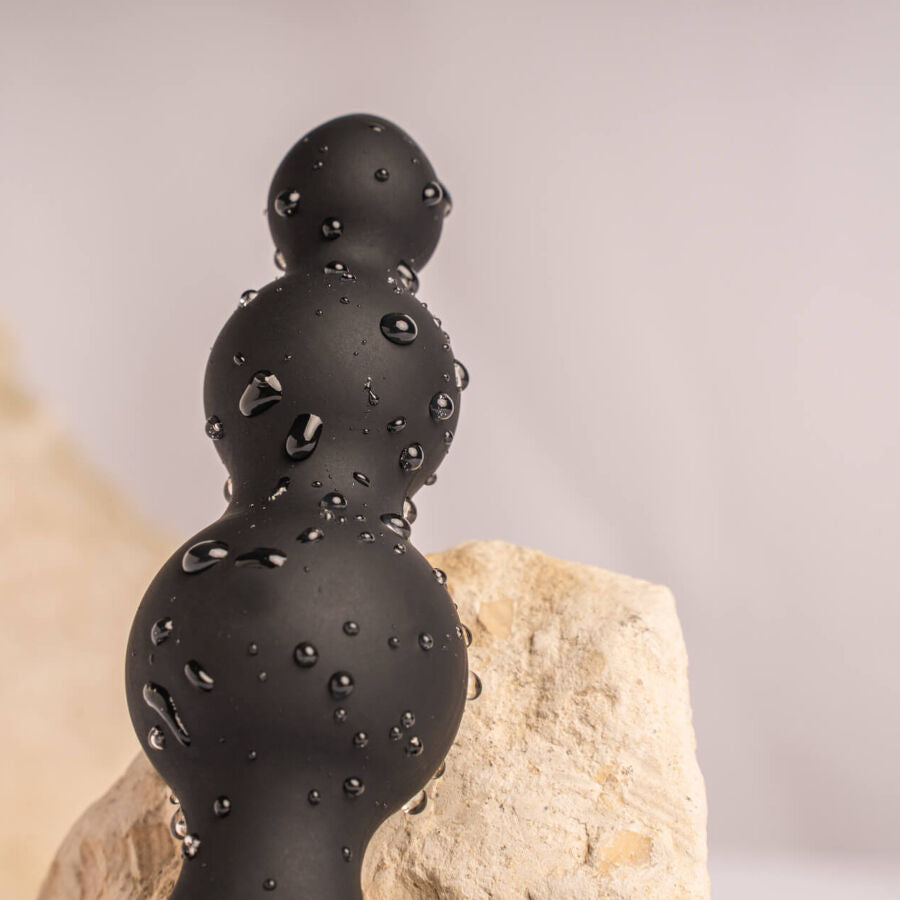 ROCKS-OFF - PETITE SENSATIONS BUBBLES PLUG ANALE VIBRATORE NERO – Tappi anali – foto 4