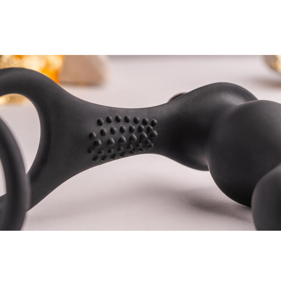 ROCKS-OFF - RO-ZEN RRO PLUG ANALE CON ANELLO VIBRANTE PER IL PENE NERO – Tappi anali – foto 3