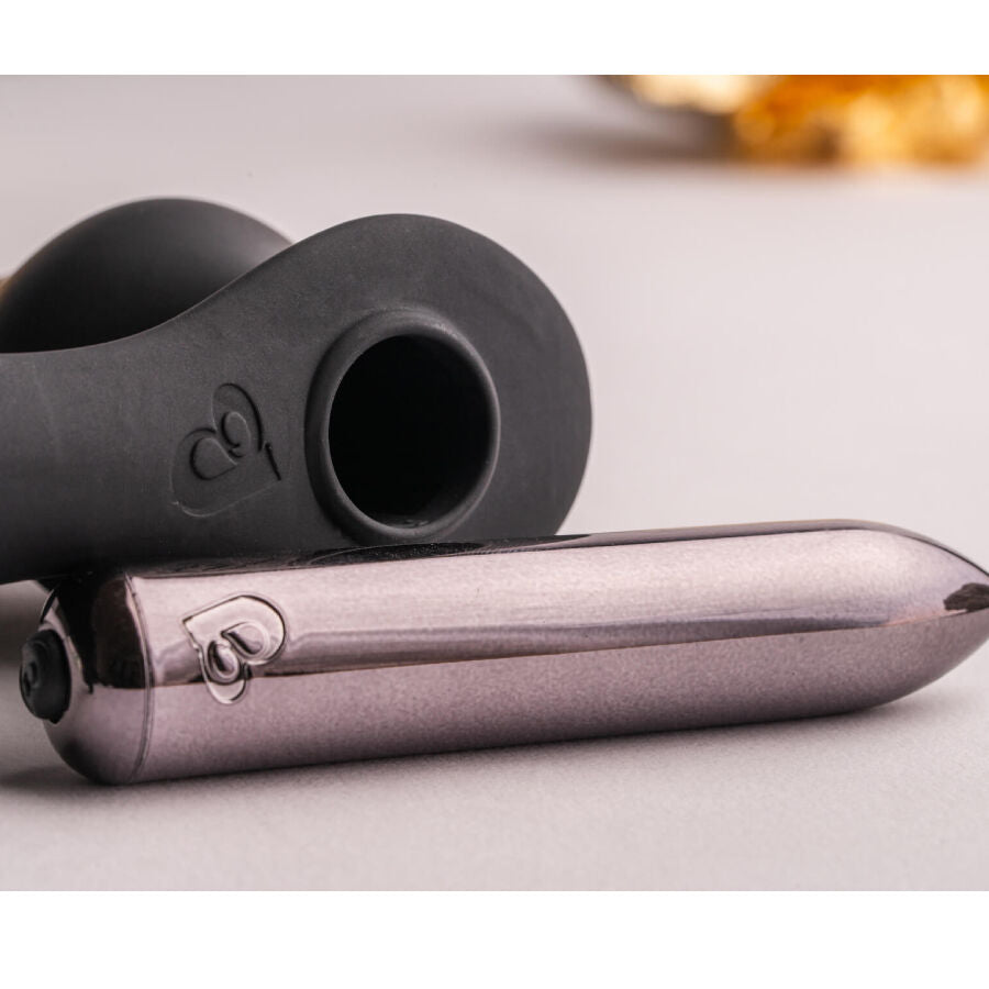 ROCKS-OFF - RO-ZEN RRO PLUG ANALE CON ANELLO VIBRANTE PER IL PENE NERO – Tappi anali – foto 5