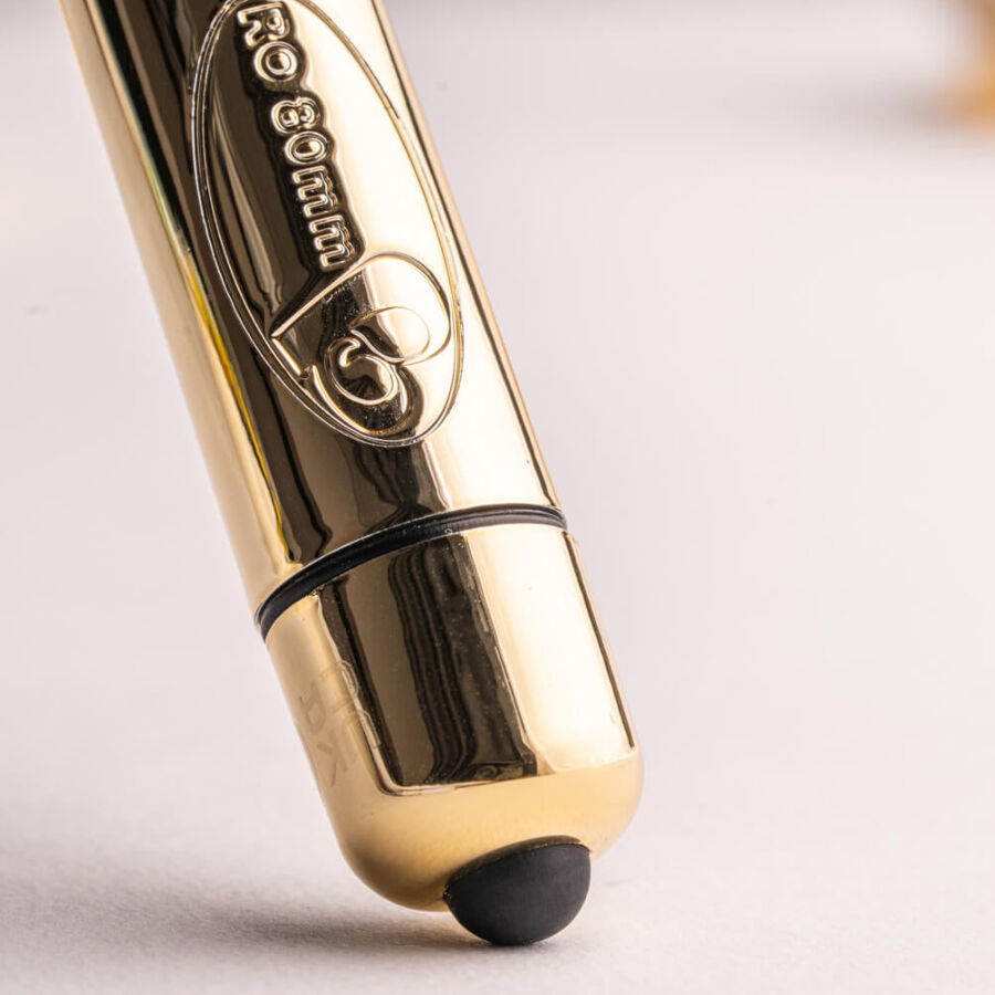 ROCKS-OFF - PROIETTILE VIBRANTE RO-80 CHAMPAGNE GOLDEN – Proiettili vibranti – foto 4