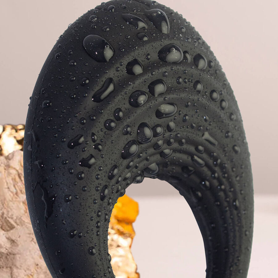 ROCKS-OFF - ANELLO VIBRANTE PER PENE SPIRE NERO – Cockring con vibrazione – foto 5